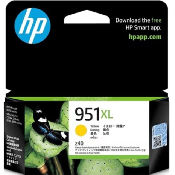 HP 951XL Ink Cartridge High Yield Yellow CN048AA Genuine Original