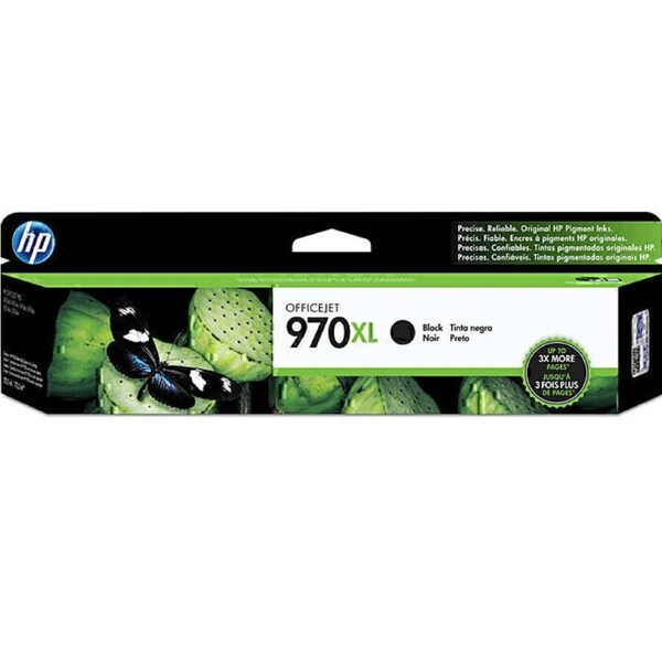 HP 970XL Ink Cartridge High Yield Black Genuine Original CN625AA
