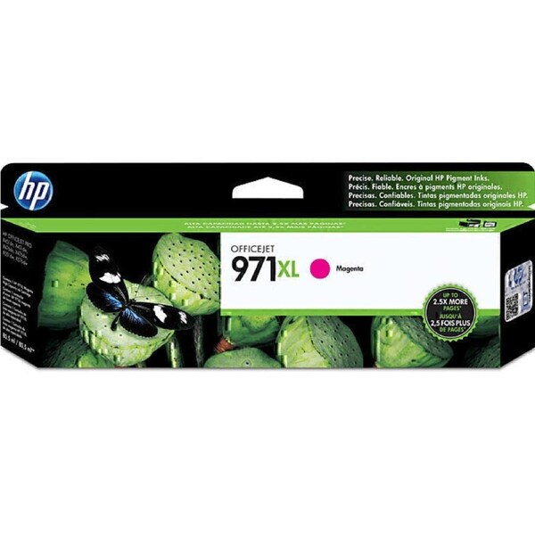 HP 971XL Ink Cartridge High Yield Magenta Genuine Original CN627AA