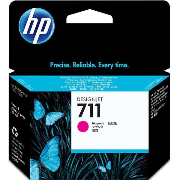 HP 711 Ink Cartridge Magenta CZ131A Original Genuine DESIGNJET T120/T520
