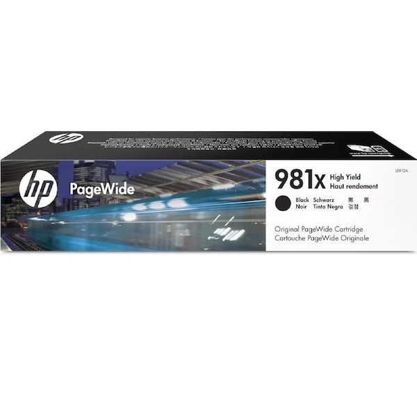 HP 981X Ink Toner Cartridge High Yield Black L0R12A