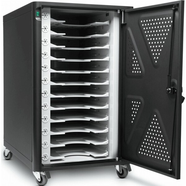 Kensington AC12 Chromebook/Laptop/iPad Charging Cabinet Trolley Secure