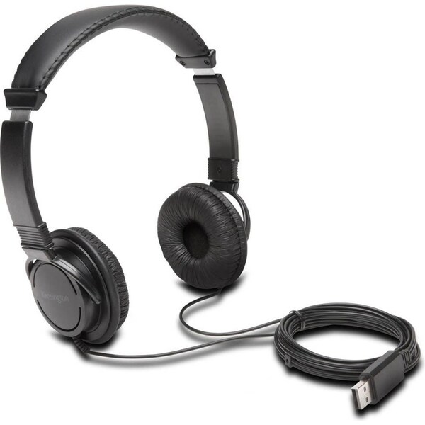Kensington Hi-Fi Usb Headphones Black