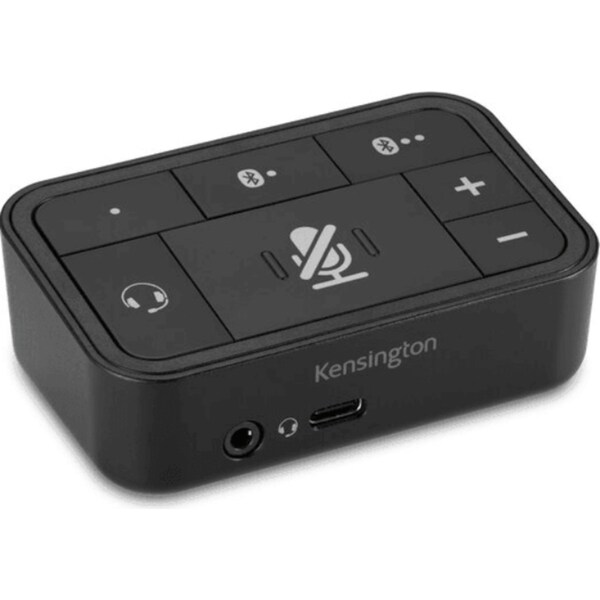 Kensington K83300WW Universal 3-In-1 Pro Audio Headset Switch Bluetooth/USB-C/USB-A/3.5mm