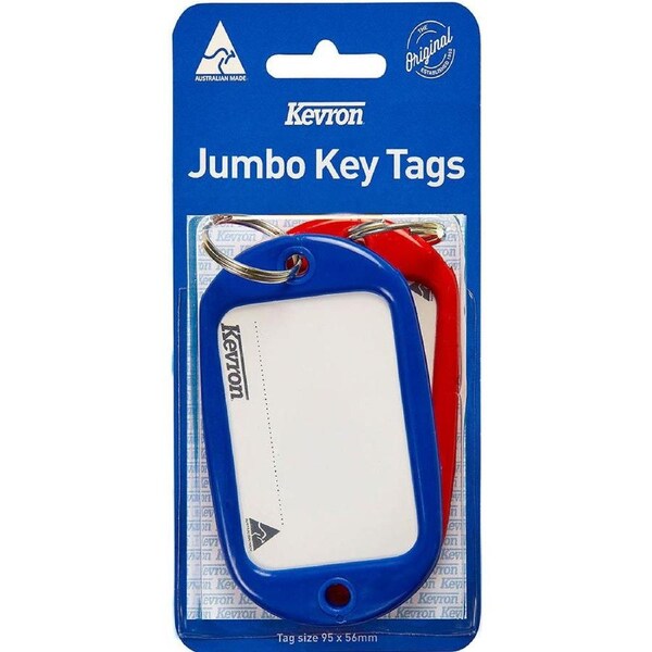 Kevron ID10 Jumbo Keytags Assorted Pack 2