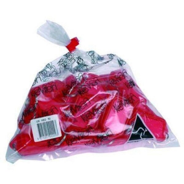 Kevron Key Accessories Key Tag Red Pack 50