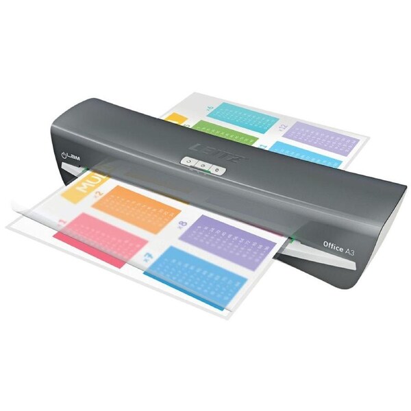 Leitz Ilam Home Office Laminator A3 A4 Laminating Machine Grey