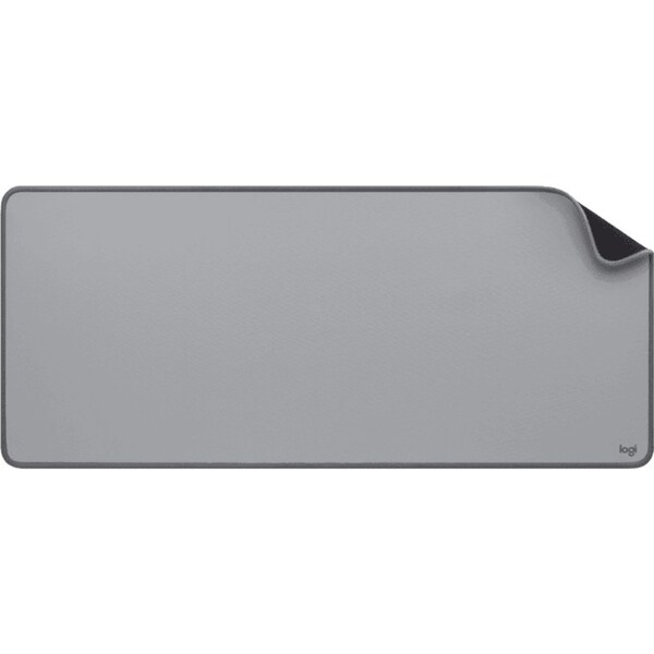 Logitech Desk Keyboard Mouse Pad Mat Anti-Slip Mid Grey