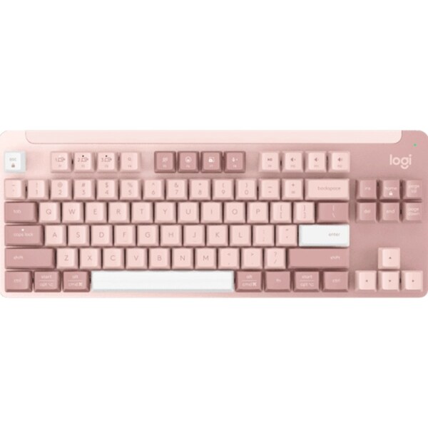 Logitech K855 Signature Mechanical Keys Wireless Keyboard Mini Compact TKL Rose Pink