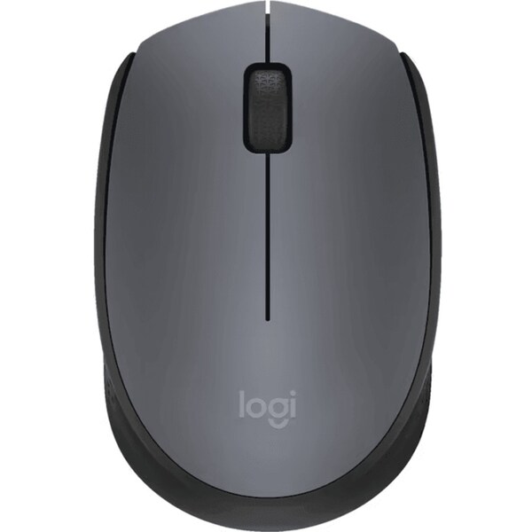 Logitech M171 Wireless Mouse Grey Black
