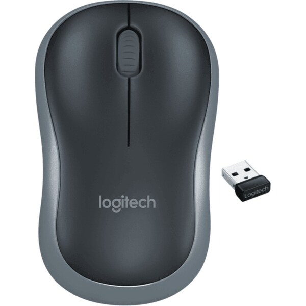 Logitech M185 Wireless Mouse Black/Grey