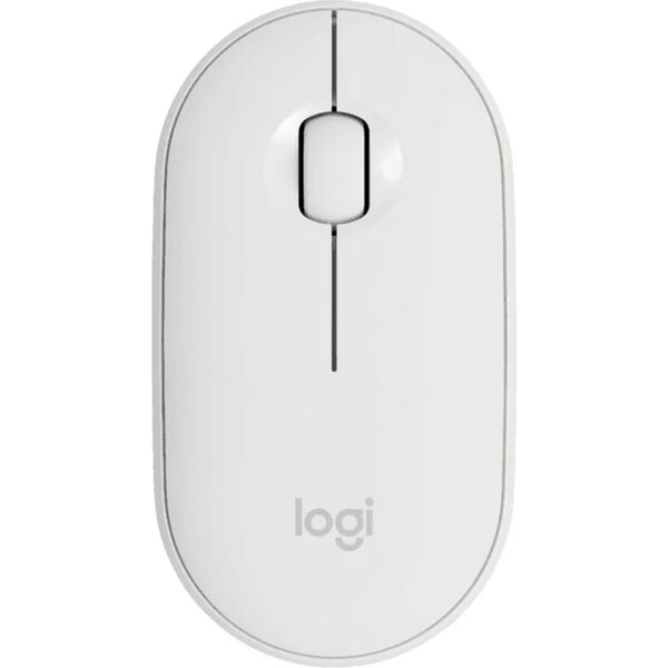 Logitech Pebble Wireless Mouse Off White