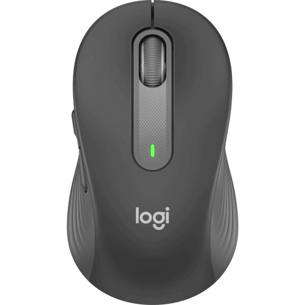 Logitech Signature M650 Wireless Mouse Ergonomic Graphite Grey