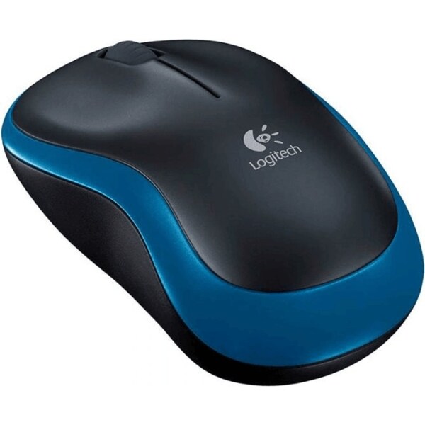 Logitech Wireless Mouse M185 Blue Black Compact