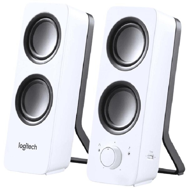 Logitech Z200 Multimedia Speakers Snow White