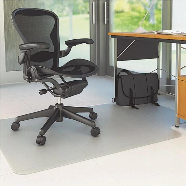 Marbig Chairmat PVC Hard Floor Keyhole 910x1210mm
