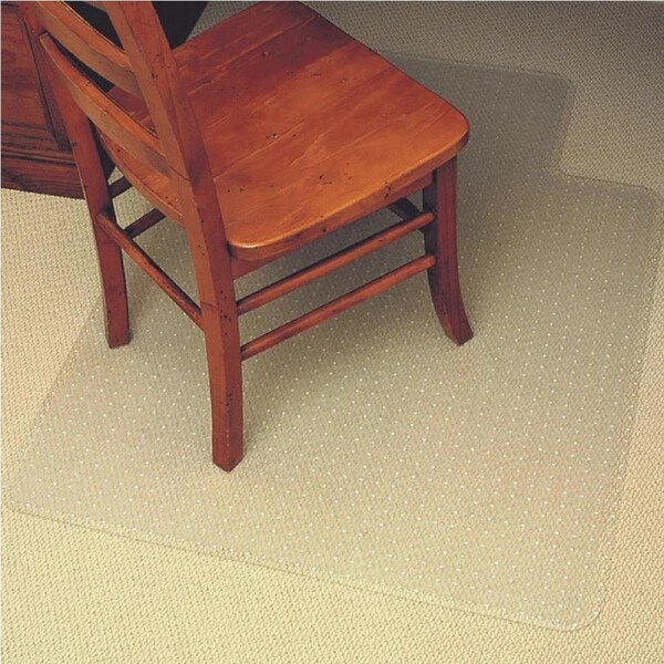 Marbig Chairmat PVC Keyhole Low Pile Carpet 910x1210mm