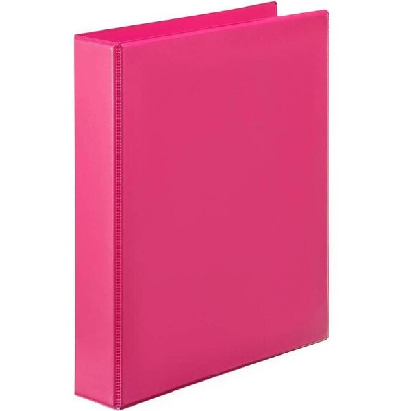 Marbig Clearview Insert Ring Binder 4D Rings 50mm A4 Pink Box 10
