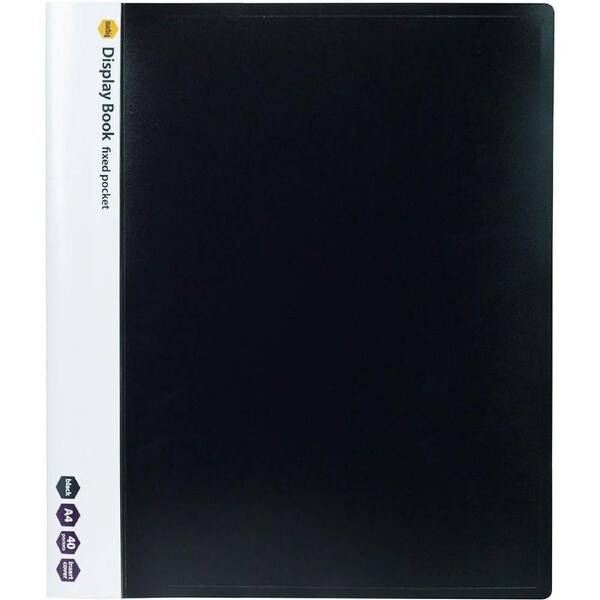 Marbig Display Book 40 Pocket A4 Black