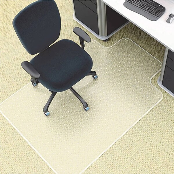 Marbig Duramat Chairmat PVC Keyhole Carpet 910x1210mm