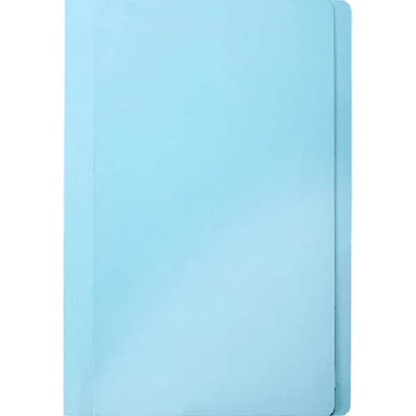 Marbig Manilla Folder Foolscap Light Blue Box 100 Document Paper Filing Files