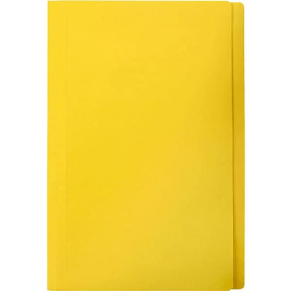 Marbig Manilla Folder Foolscap Yellow Box 100 Document Paper Filing Files