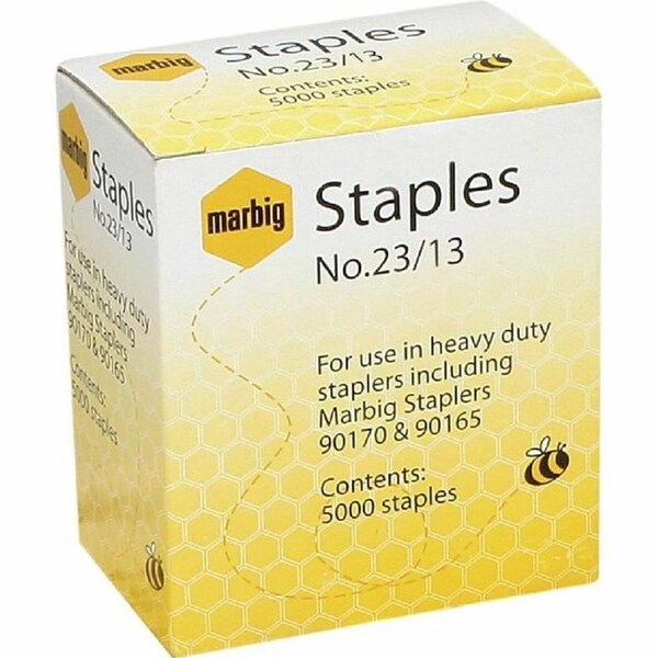 Marbig Staples Heavy Duty 23/13 Box 5000