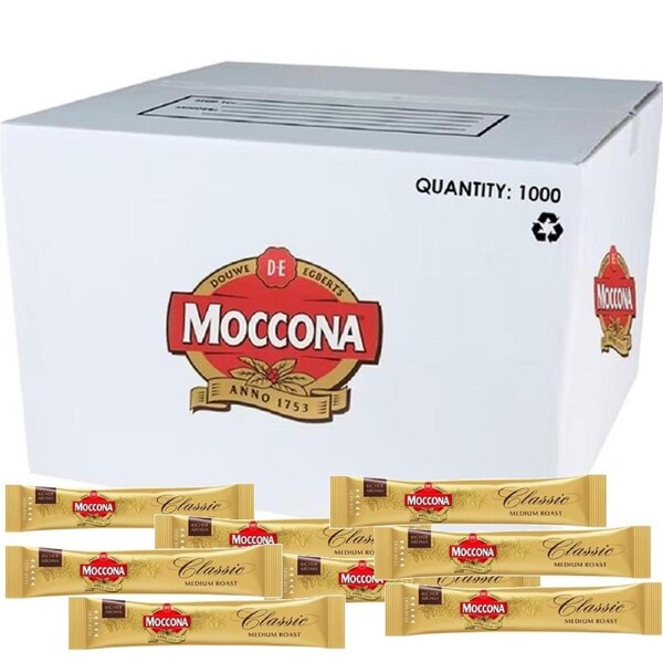 Moccona Classic Medium Roast Instant Coffee Single Serve Sticks Pack 1000