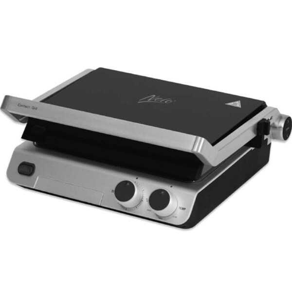 Nero Deluxe Sandwich Press Toaster Contact Grill 4 Slice with Timer
