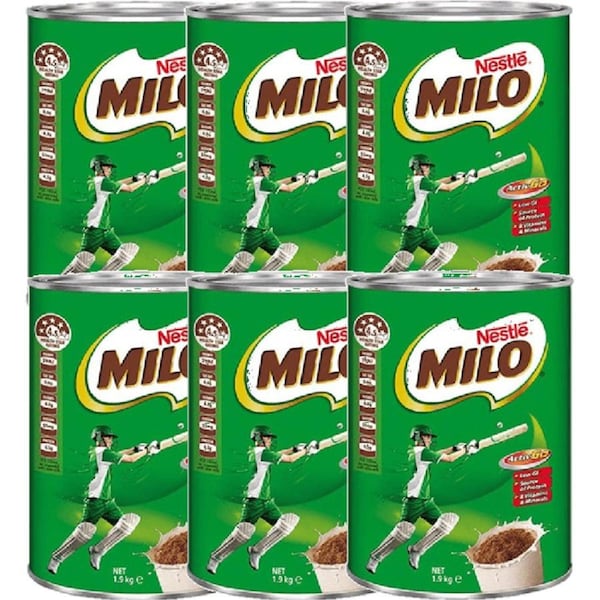 Nestle Milo Drink 1.9kg Tin Tin 6 Bulk