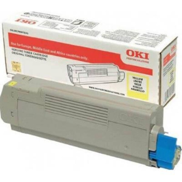 Oki C612 Toner 6000 Pages Yellow