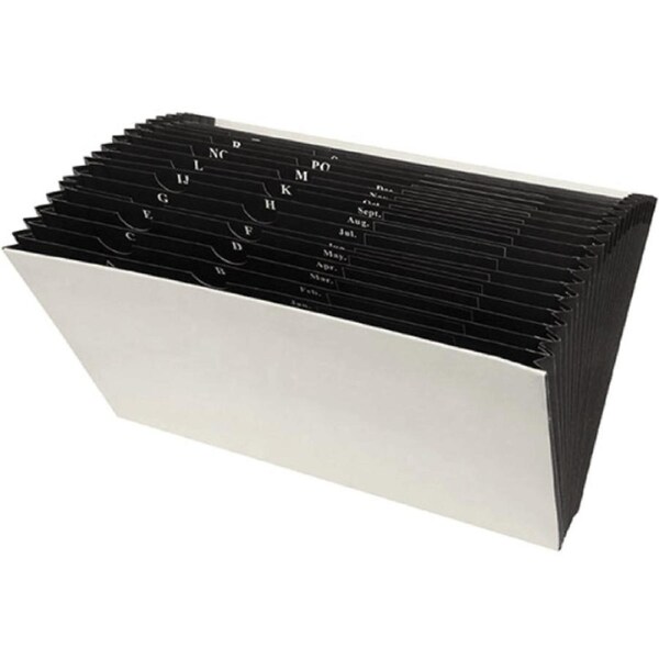 Pack 10 Marbig Expanding File Heavy Duty 21 Pocket No Flap