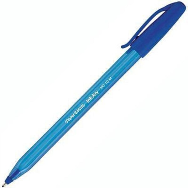 Papermate Inkjoy 100 Ballpoint Pen Medium 1.0Mm Blue Box 12