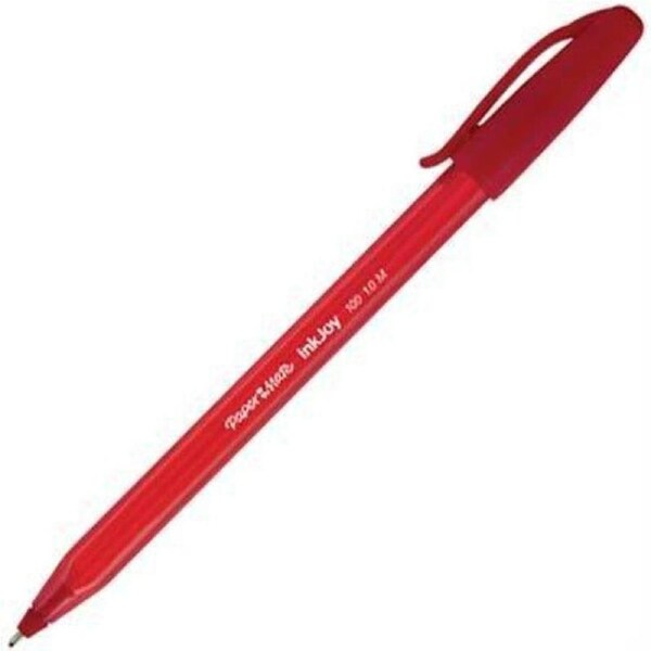Papermate Inkjoy 100 Ballpoint Pen Medium 1.0mm Red Box 50