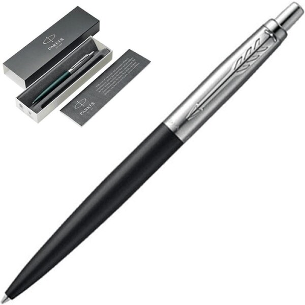 Parker Jotter XL Ballpoint Pen Large Alexandra Matte Black Silver Gift Box
