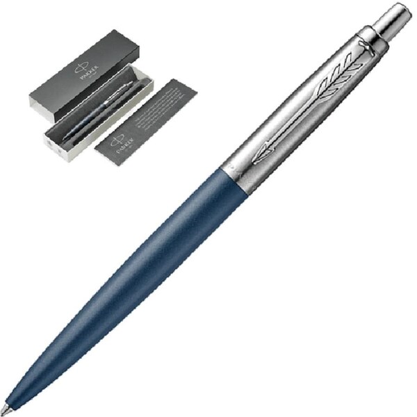 Parker Jotter XL Ballpoint Pen Large Alexandra Matte Blue Silver Gift Box