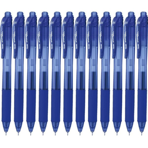 Pentel BLN105 Energel-X Retractable Gel Ink Pen Fine 0.5mm Box 12