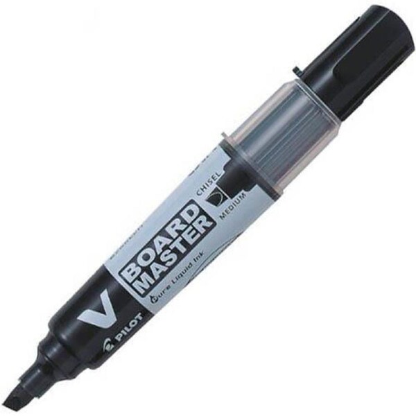 Pilot Begreen V Board Master Whiteboard Marker Chisel Point 6mm Black Box 10