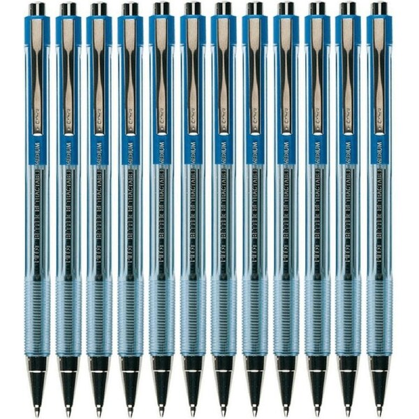Pilot Better Retractable Ballpoint Pen 1.0mm Medium Blue Box 12