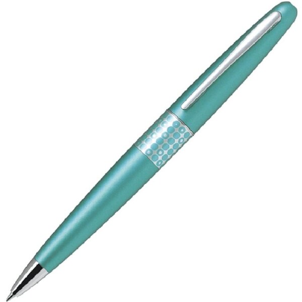 Pilot Metropolitan Ballpoint Pen Aqua Dots Blue Medium Nib Black