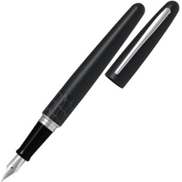 Pilot Metropolitan MR2 Fountain Pen Black Barrel Medium Nib Black Crocodile