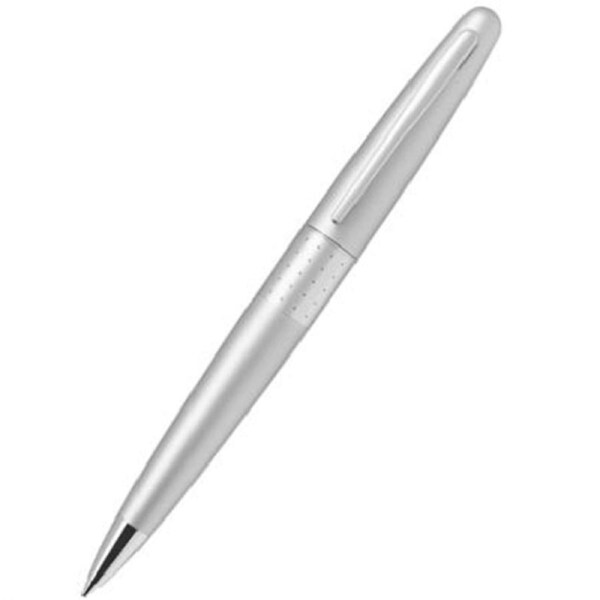 Pilot MR1 Metropolitan Ballpoint Pen Medium Black Ink Silver Barrel