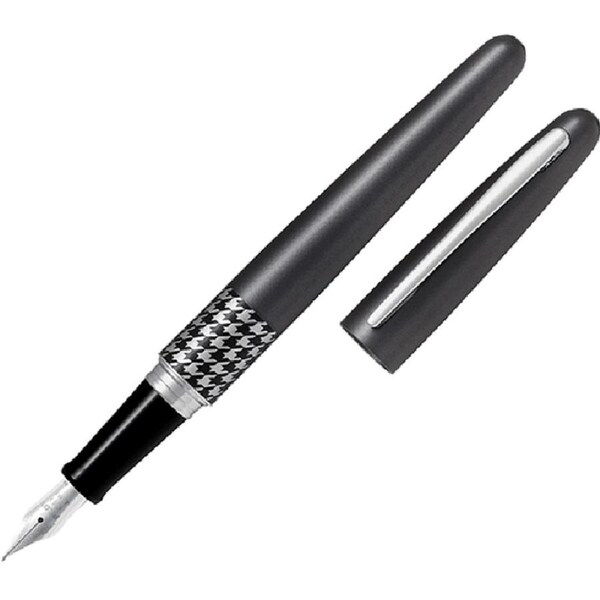 Pilot MR3 Metropolitan Fountain Pen Grey Houndstooth Medium Nib Black