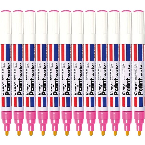 Pilot Super Colour Paint Marker SC-PM 4.5mm Pink Box 12