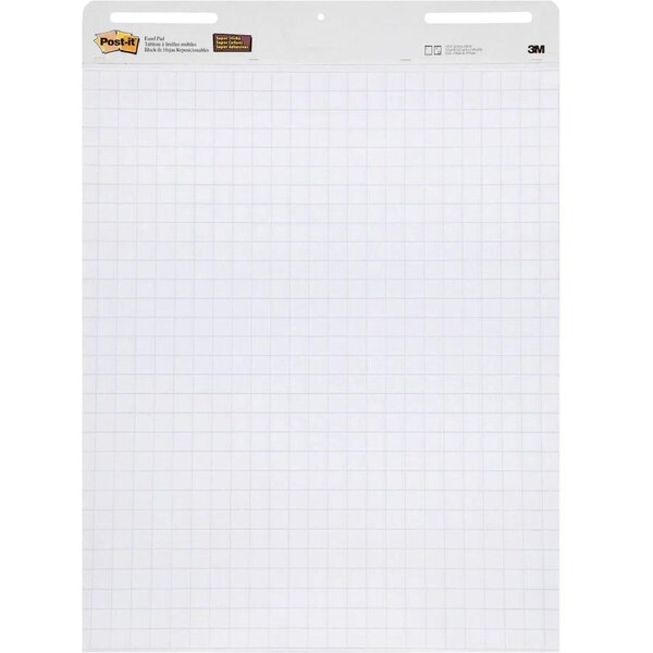 Post-It 560 Super Sticky Grid Lines Easel Pad White 30 Sheets 635x775mm