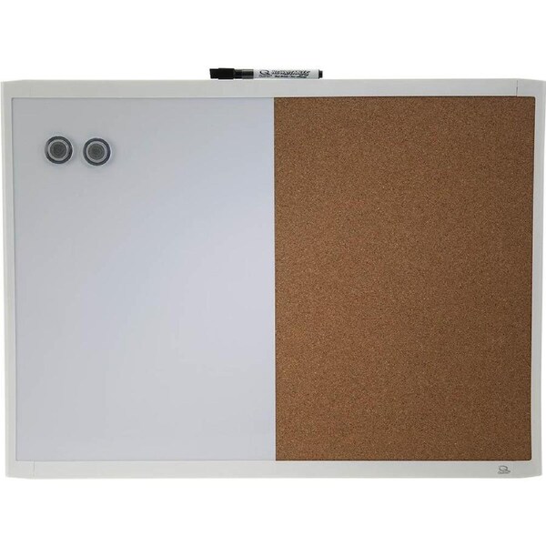 Quartet Basics Combination Board 430x580mm White Frame