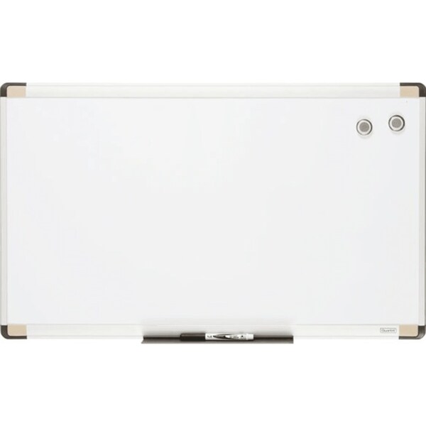 Quartet Euro Whiteboard Magnetic 760x460mm Pen Tray Marker Magnets White Board