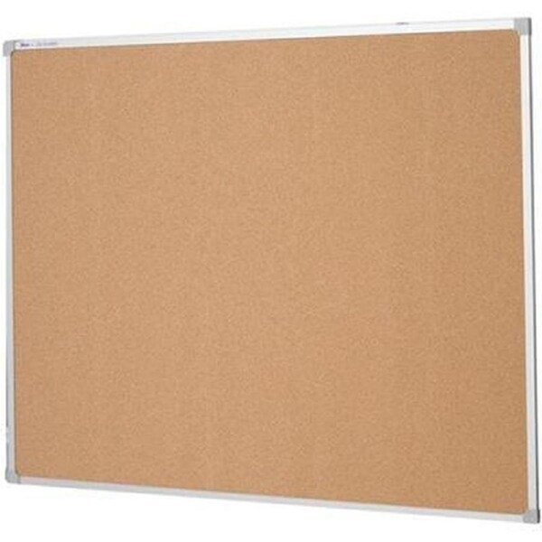 Quartet Penrite Corkboard Pin Board Aluminium Frame 1800x1200mm