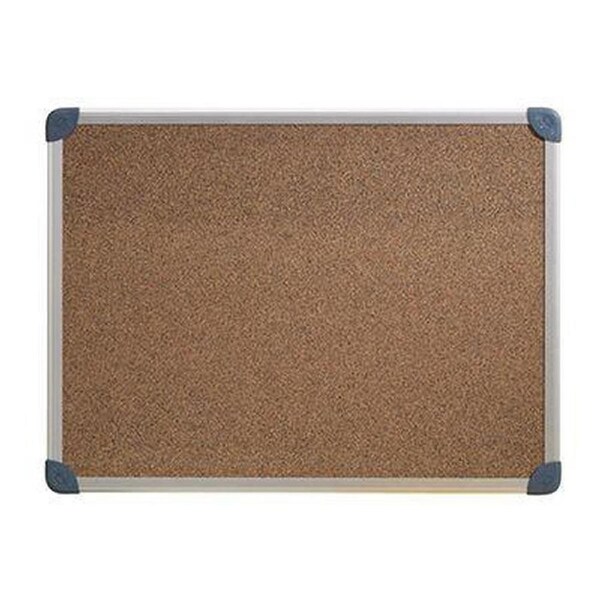 Quartet Penrite Corkboard Pin Board Aluminium Frame 450x600mm