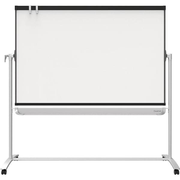 Quartet Prestige 2 Porcelain Mobile Whiteboard on Wheels 1200x900mm